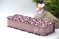 Preview: Schachtel mit Klappdeckel ca. 26x9x5cm | floral | burgundy rosa | Art. Nr. 97040302
